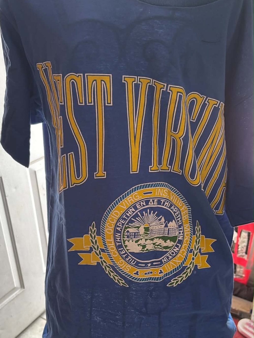 West Virginia Blue & Gold Graphic Tee